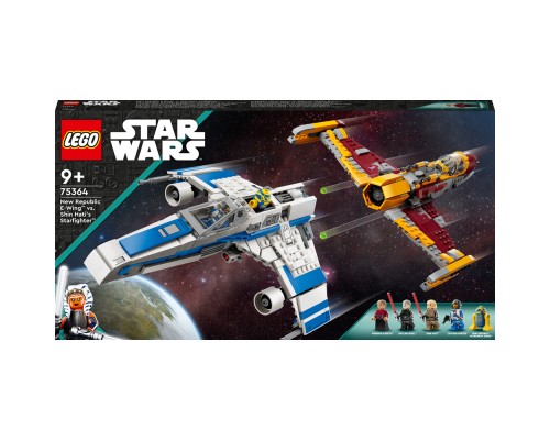 Конструктор LEGO Star Wars Винищувач Нової Республіки E-Wing проти Зоряного винищувача Шин Хаті 1056 деталей (75364)