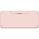 Клавіатура Logitech K380s Multi-Device Bluetooth UA Rose (920-011853)