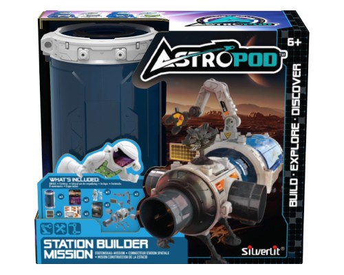 Ігровий набір Astropod з фігуркою – Місія Побудуй космічну станцію (80336)