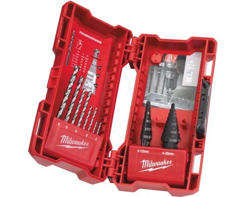 Набір свердл Milwaukee ступічастих 10 шт (48899350)