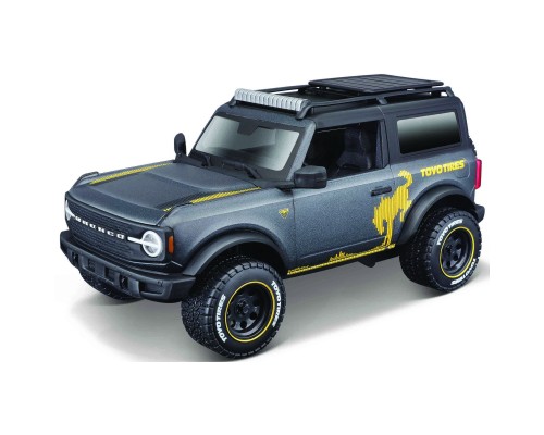 Машина Maisto Ford Bronco 2021 Badlands 1:24 Сірий металік (32541 met. grey)