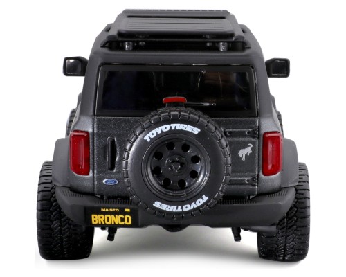 Машина Maisto Ford Bronco 2021 Badlands 1:24 Сірий металік (32541 met. grey)