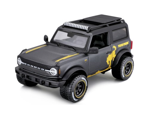 Машина Maisto Ford Bronco 2021 Badlands 1:24 Сірий металік (32541 met. grey)