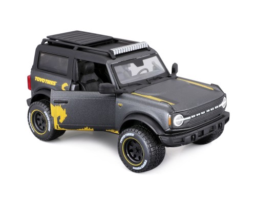 Машина Maisto Ford Bronco 2021 Badlands 1:24 Сірий металік (32541 met. grey)