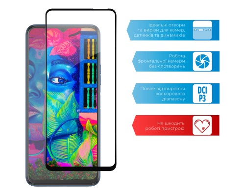 Скло захисне ACCLAB Full Glue Tecno Spark 8p (1283126533136)