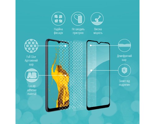 Скло захисне Piko Full Glue Oppo A55 5G (1283126522123)