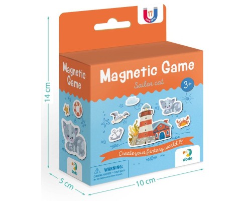 Навчальний набір DoDo Магнітна гра Котик-морячок (200235)