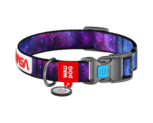 Нашийник для тварин WAUDOG Nylon з QR паспортом 