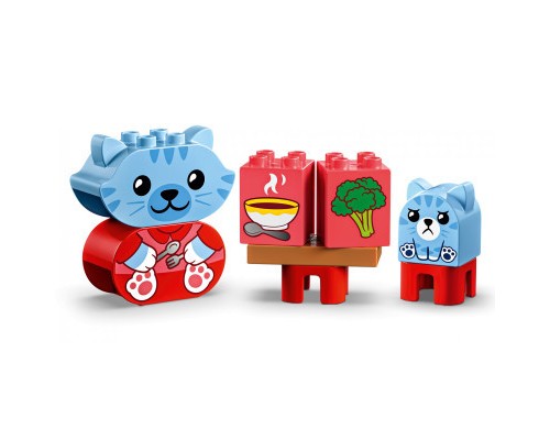 Конструктор LEGO DUPLO My First Повсякденні процедури: Час вечері й сну 28 деталей (10414)