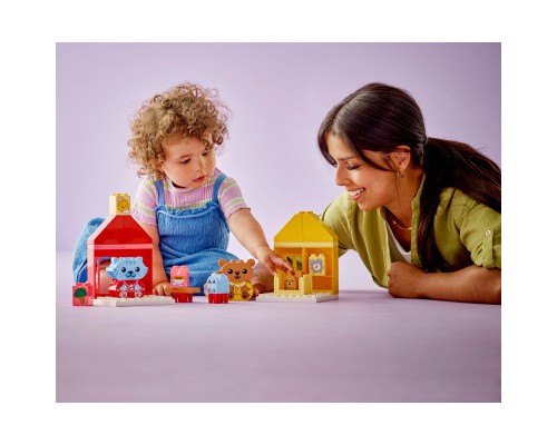 Конструктор LEGO DUPLO My First Повсякденні процедури: Час вечері й сну 28 деталей (10414)