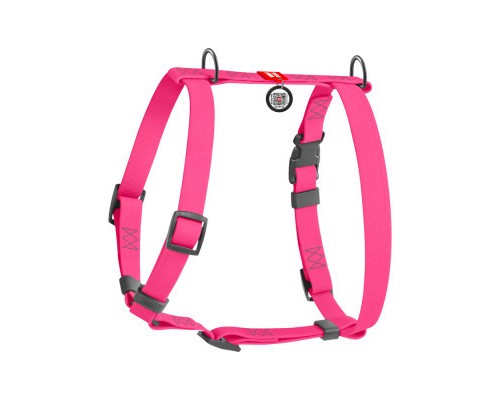 Шлея для собак WAUDOG Waterproof Н-подібна анатомічна XL рожева (32457)