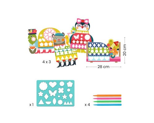 Набір для творчості Djeco Охайно, але весело (DJ09888)