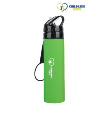 Пляшка для води XoKo ChildCare 100 Зелена Складна Силіконова (XK-BOTL100-GRN)