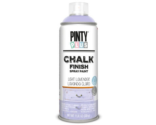 Фарба-аерозоль Pintyplus на водній основі Chalk-finish, Лавандова світла, 400 мл (8429576282207)