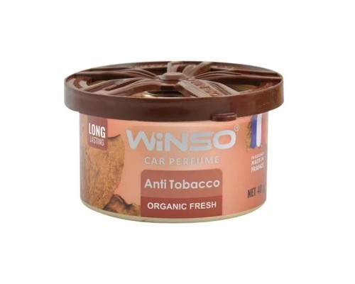 Ароматизатор для автомобіля WINSO Organic Fresh - Anti Tobacco (533210) 