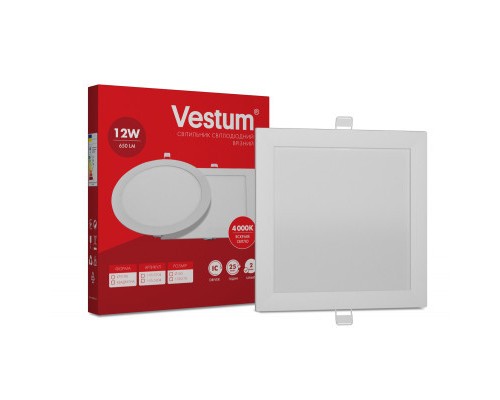 Світильник Vestum LED 12W 4000K 220V (1-VS-5204)