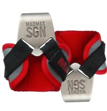 Гаки для тяги на зап'ястя MadMax MFA-330 Lat Hooks Antic silver/Grey/Red (MFA-330-U)