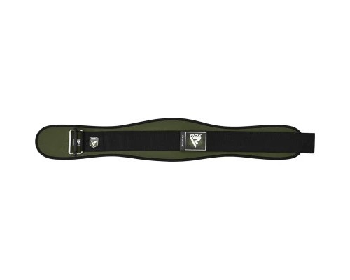 Атлетичний пояс RDX RX3 EVA Curve неопреновий Army Green M (WBE-RX3AG-M)