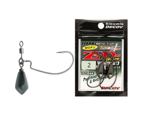 Монтаж Decoy Worm317 Zero-Dan Heavy 2 5.0g (2 шт/уп) (1562.09.64)