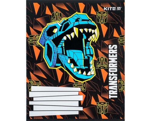 Зошит Kite Transformers 12 аркушів, коса лінія (TF24-235)