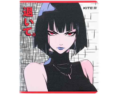 Зошит Kite Anime 48 аркушів, клітинка (K24-259-2)