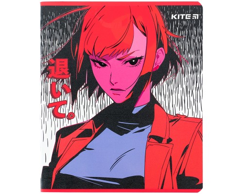Зошит Kite Anime 48 аркушів, клітинка (K24-259-2)