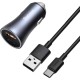 Зарядний пристрій Baseus Golden Contactor Pro Dual Quick 1 USB QC 3.0 + Type-C PD (40W) Black (TZCCJD-0G)