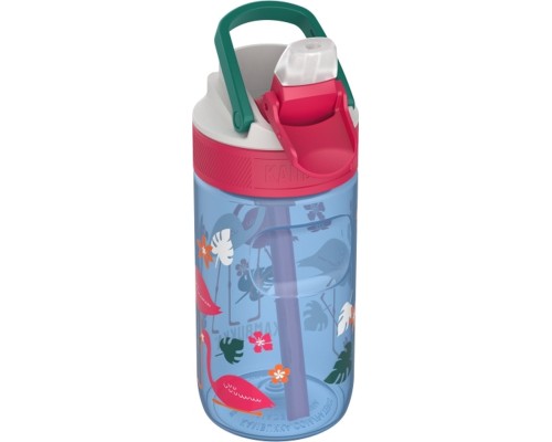 Пляшка для води Kambukka Lagoon 400 мл Blue Flamingo синій/фуксія (11-04052)