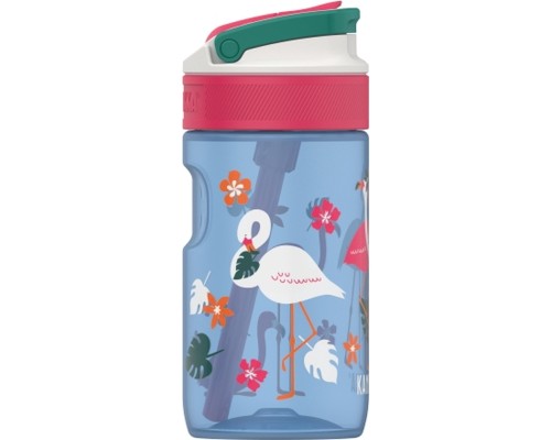 Пляшка для води Kambukka Lagoon 400 мл Blue Flamingo синій/фуксія (11-04052)