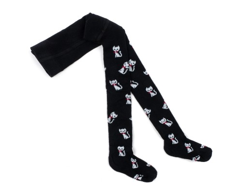 Колготки дитячі UCS Socks з котиками (M0C0301-2117-1G-black)