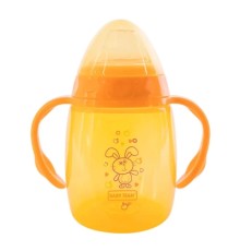 Поїльник-непроливайка Baby Team З силіконовим спаутом і ручками 250 мл (4824428050043)