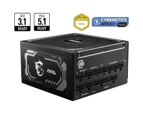Блок живлення MSI 1250W (MAG A1250GL PCIE5)