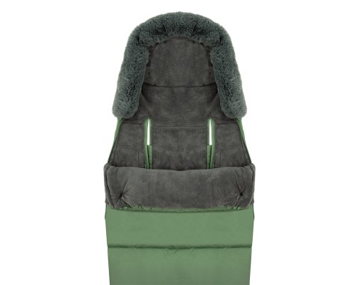 Зимовий конверт MoMi Sleeping bag 2 в 1 green (AKCE00051)