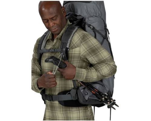 Рюкзак туристичний Osprey Aether Pro 75 silver lining - S/M - сірий (009.3800)