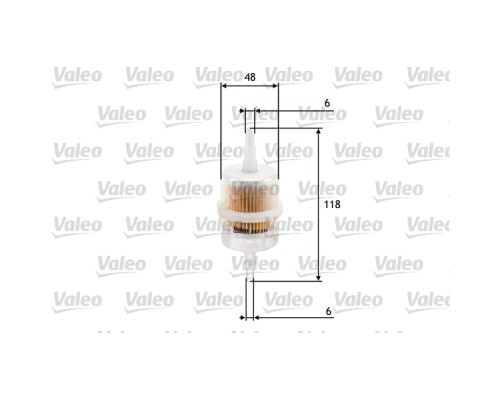 Фільтр паливний Valeo 587011