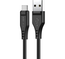 Дата кабель USB 2.0 AM to Type-C 1.2m 3.0A TPE C3-04 Black Acefast (6974316280866)