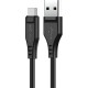 Дата кабель USB 2.0 AM to Type-C 1.2m 3.0A TPE C3-04 Black Acefast (6974316280866)