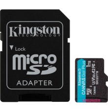 Карта пам'яті Kingston 1TB microSDXC сlass 10 UHS-I U3 V30 A2 Canvas Go Plus G4 (SDCG4/1TB)