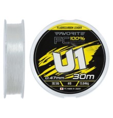 Флюорокарбон Favorite U1 FC 30m 8.0/0.47mm 30.5lb/13.84kg (1693.12.20)