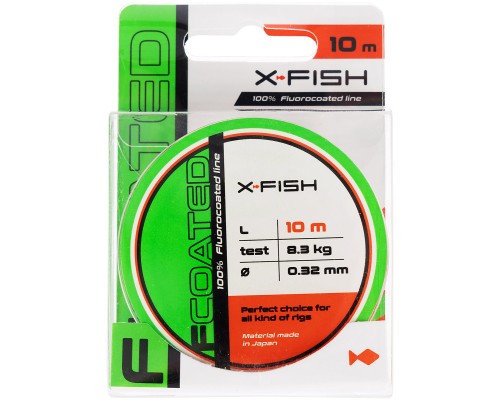 Флюорокарбон X-Fish FCoated 10m 0.32mm 8.3kg (1917.01.29)
