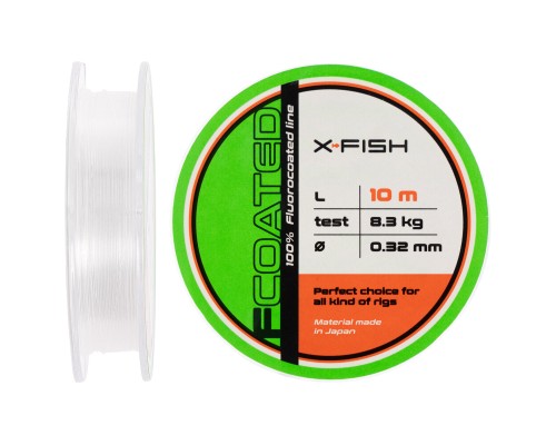 Флюорокарбон X-Fish FCoated 10m 0.32mm 8.3kg (1917.01.29)