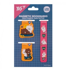 Закладки для книг Yes магнітні Line Friends 3 шт (708357)