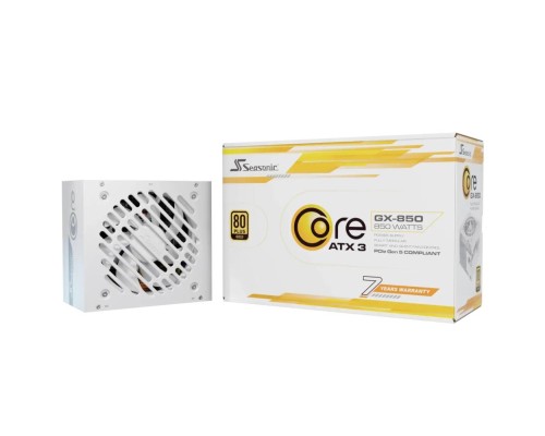 Блок живлення Seasonic 850W CORE GX-850-ATX31 WHT (CORE GX-850-ATX31 WHITE)