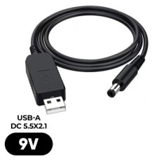 Кабель живлення USB to DC 5.5x2.1 9V 0.8m Armorstandart (ARM65662)