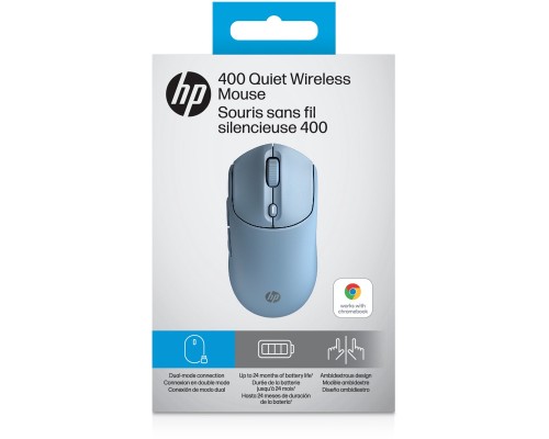 Мишка HP 400 Quiet Wireless/Bluetooth Blue (AZ7B4AA)