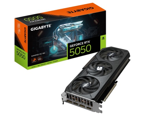 Відеокарта GIGABYTE GeForce RTX5050 8Gb GAMING OC (GV-N5050GAMING OC-8GD)