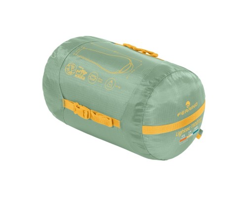 Спальний мішок Ferrino Lightec SM 1100 Lady -3°C Green (86649QVV) (931768)