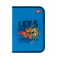 Папка для зошитів Yes пластикова на блискавці Football В5 (492205)