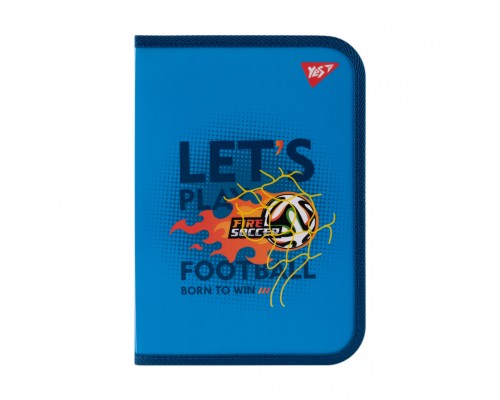 Папка для зошитів Yes пластикова на блискавці Football В5 (492205)
