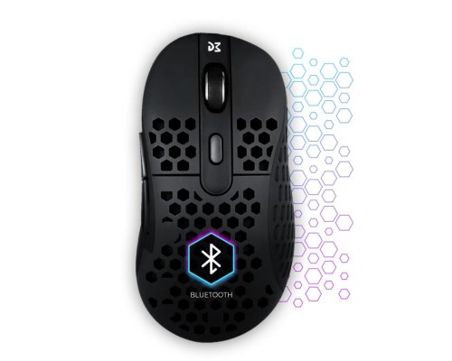Мишка Dream Machines DM6 Holey Trio Wireless/Bluetooth/USB Black (DM6_HOLEY_TRIO)